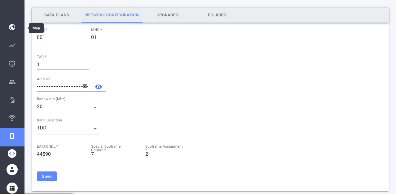 Configuring a network